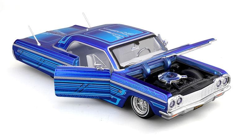 ミニカー Maisto Mijo 1/26 1964 Impala Lowrider BL