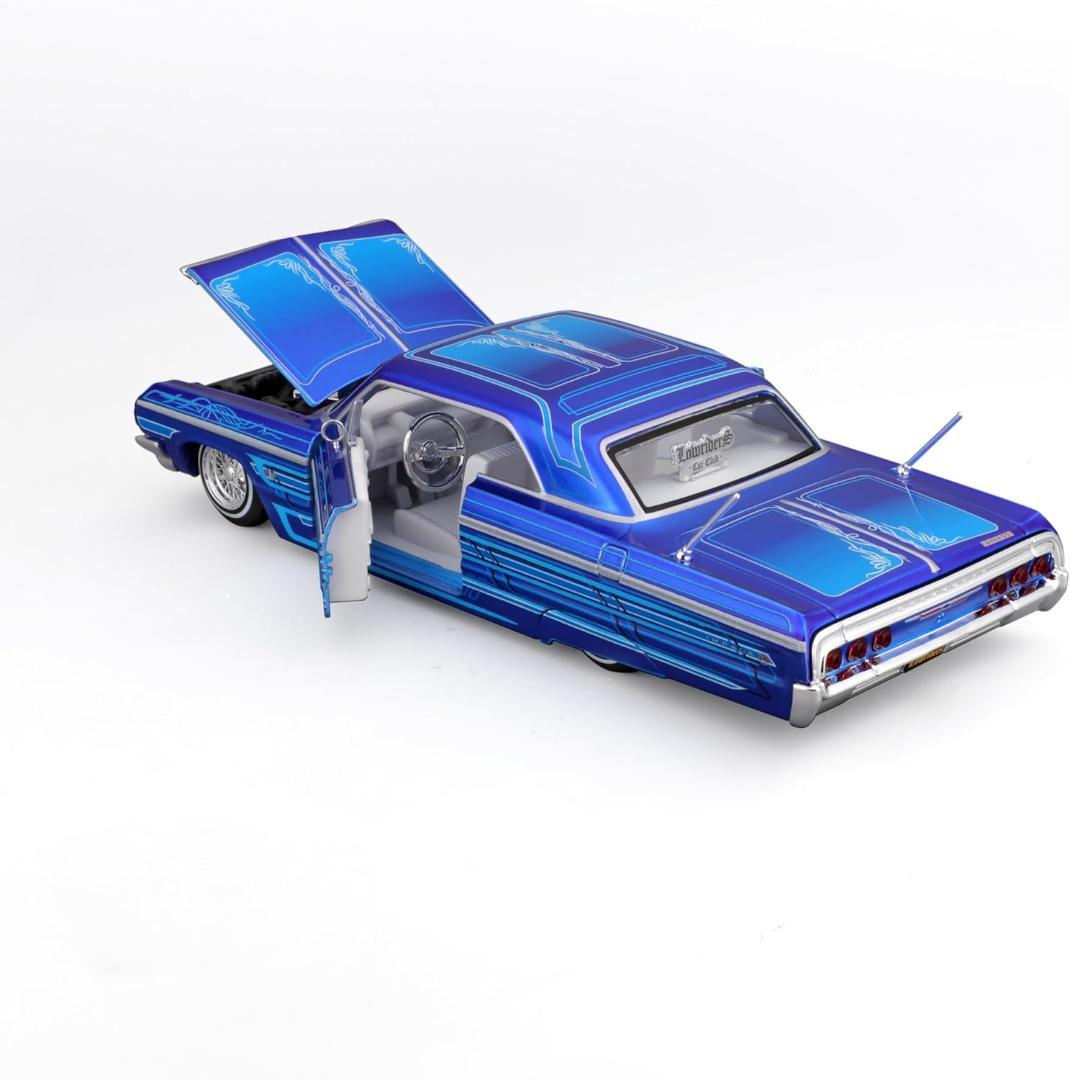 ミニカー Maisto Mijo 1/26 1964 Impala Lowrider BL