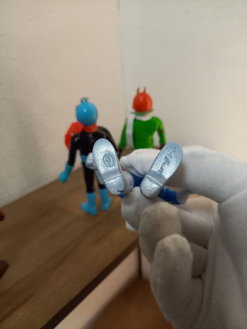 美品ポピー仮面ライダー ソフビ 4体セット