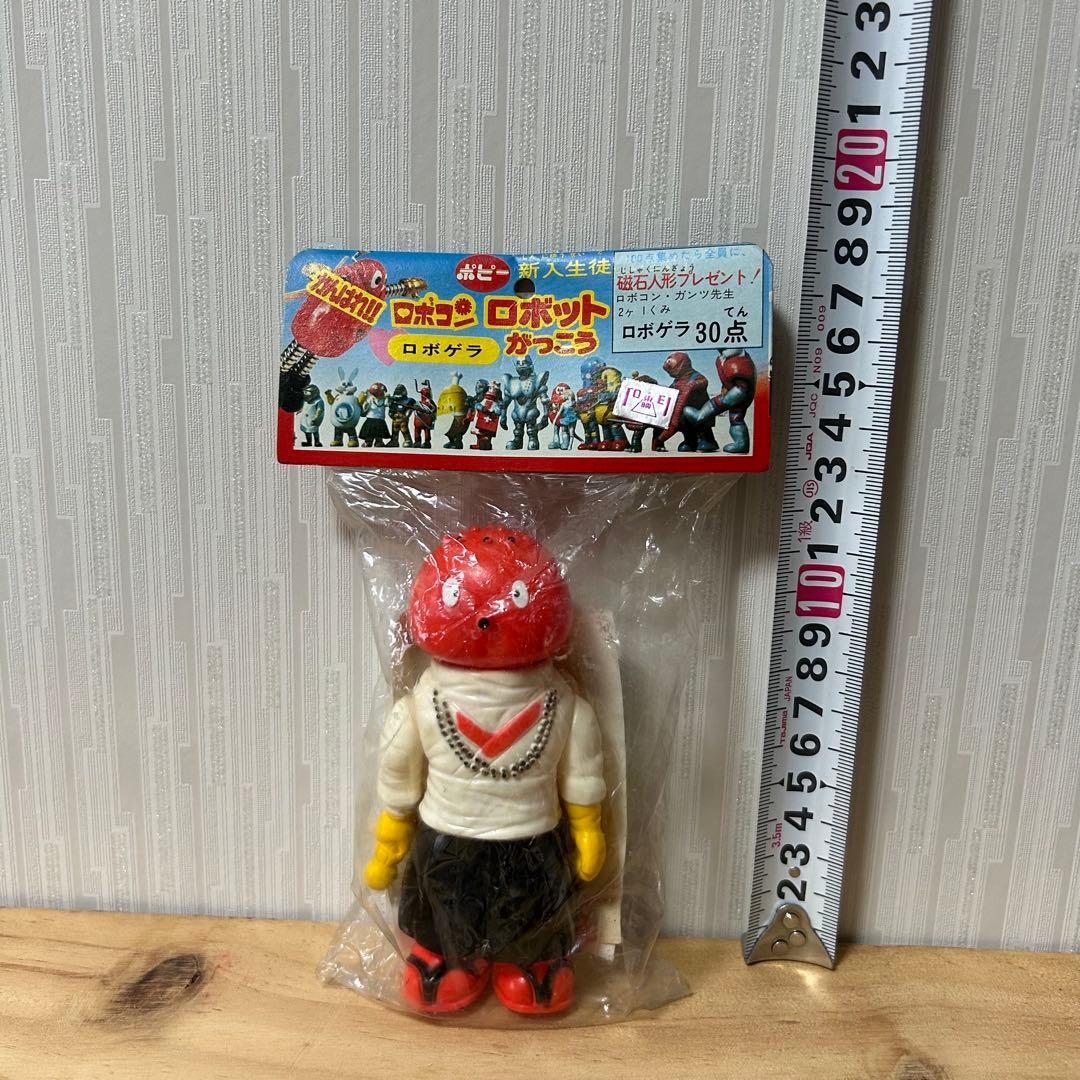 がんばれ‼︎ロボコン　ロボゲラ　ソフビ　ポピー　当時物　年代物