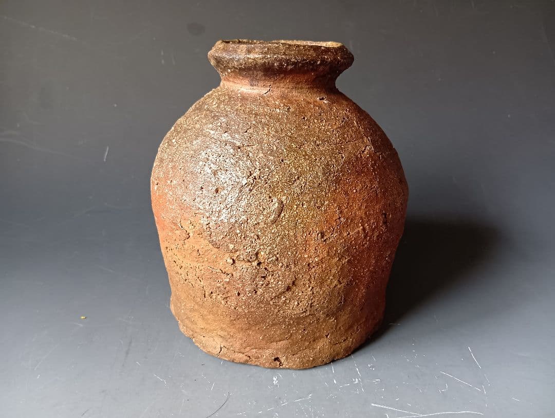 「古信楽　小壺」/時代箱入