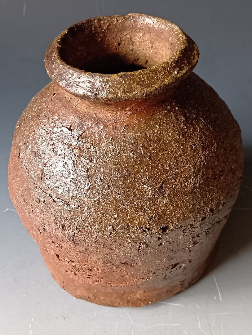 「古信楽　小壺」/時代箱入