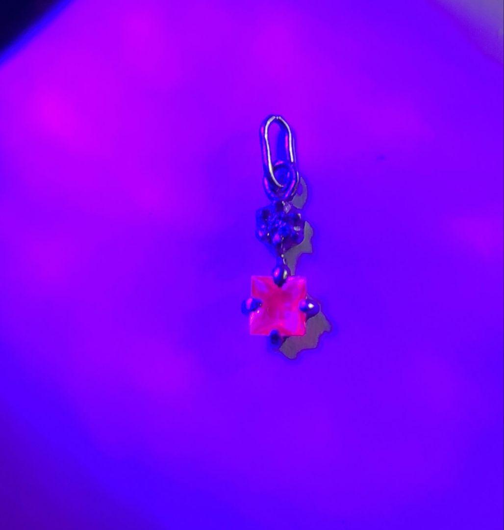 美しいピンクの共演!!★パパラチアサファイア&ピンクダイヤモンドPt900★