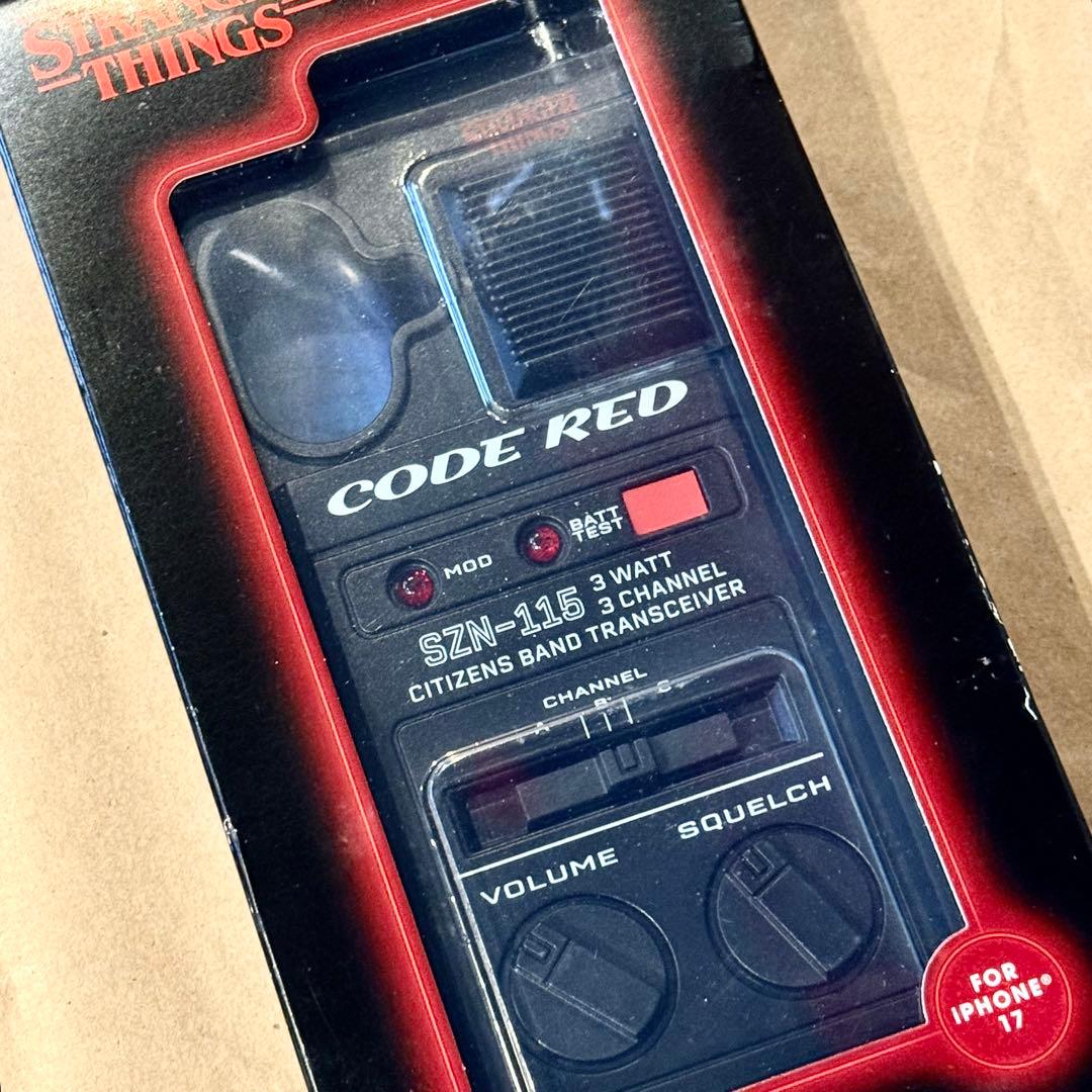 笑*a様 ストレンジャー・シングス iPhone17用ケース ウォーキートーキー