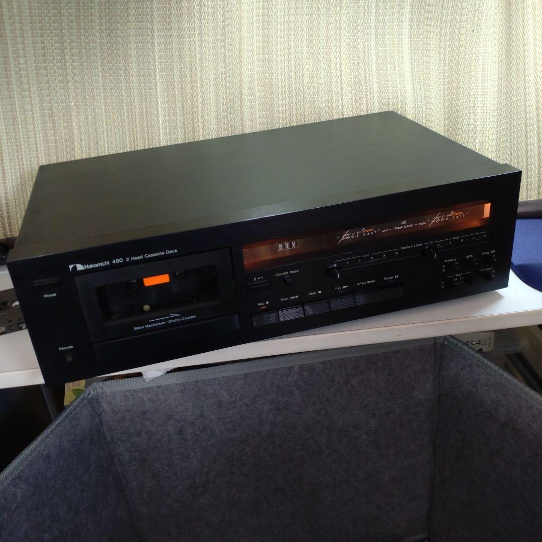 【さらに値下げ】ナカミチ カセットデッキ 480 ジャンク品 ★ 画像1部編集