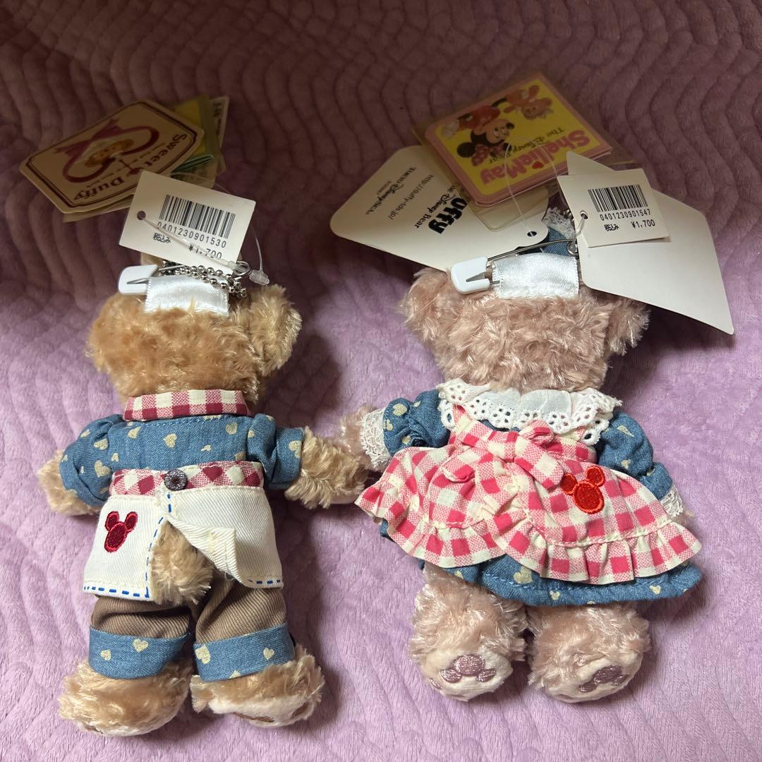 ダッフィー/シェリーメイ 2014バレンタインぬいぐるみバッジ