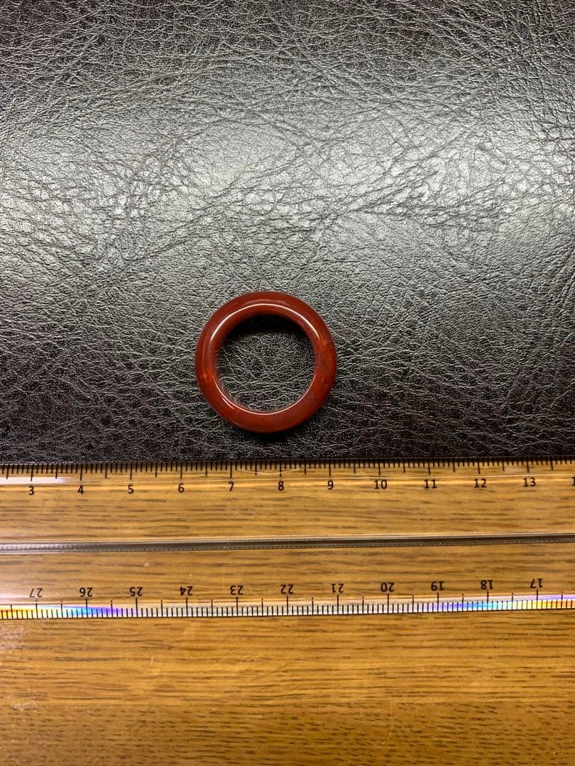 南紅瑪瑙のリング 瑪瑙玉 指輪 高级品質　根付　提げ物　緒締め玉　天然素材　緒締