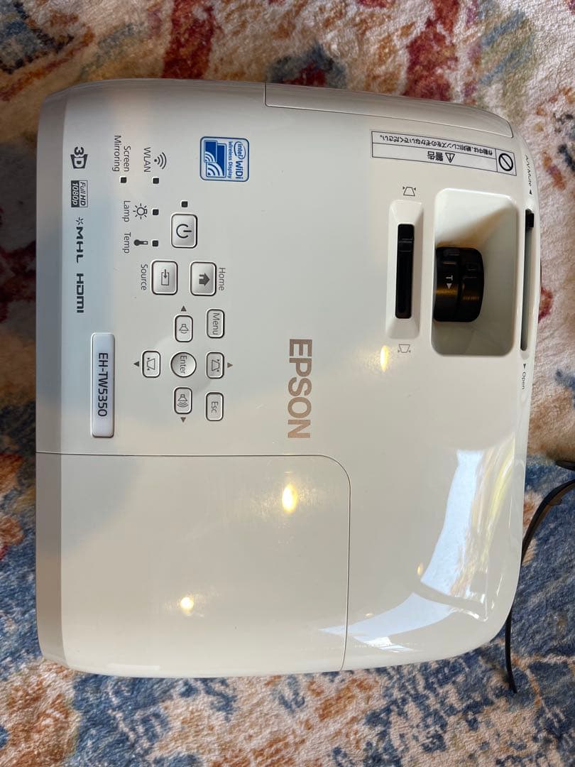美品 EPSON プロジェクター EH-TW5350 581時間 3Dメガネ