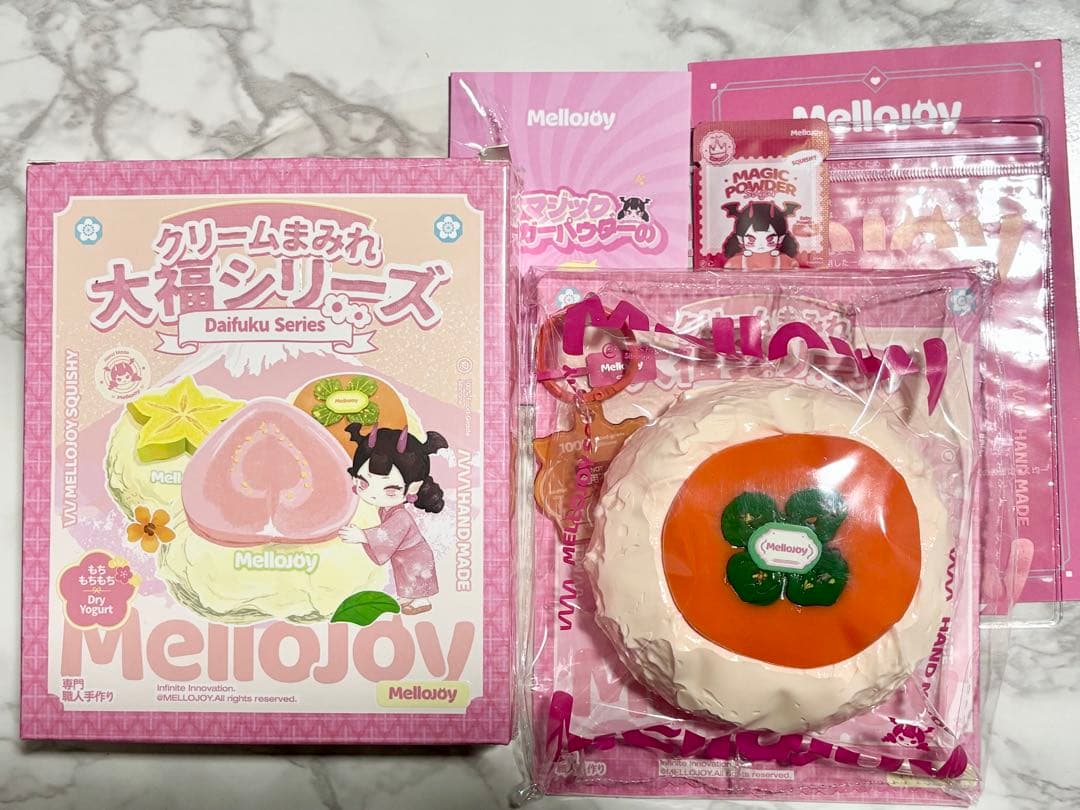 MELLOJOY クリームまみれ大福シリーズ 柿 ダンボール未開封品