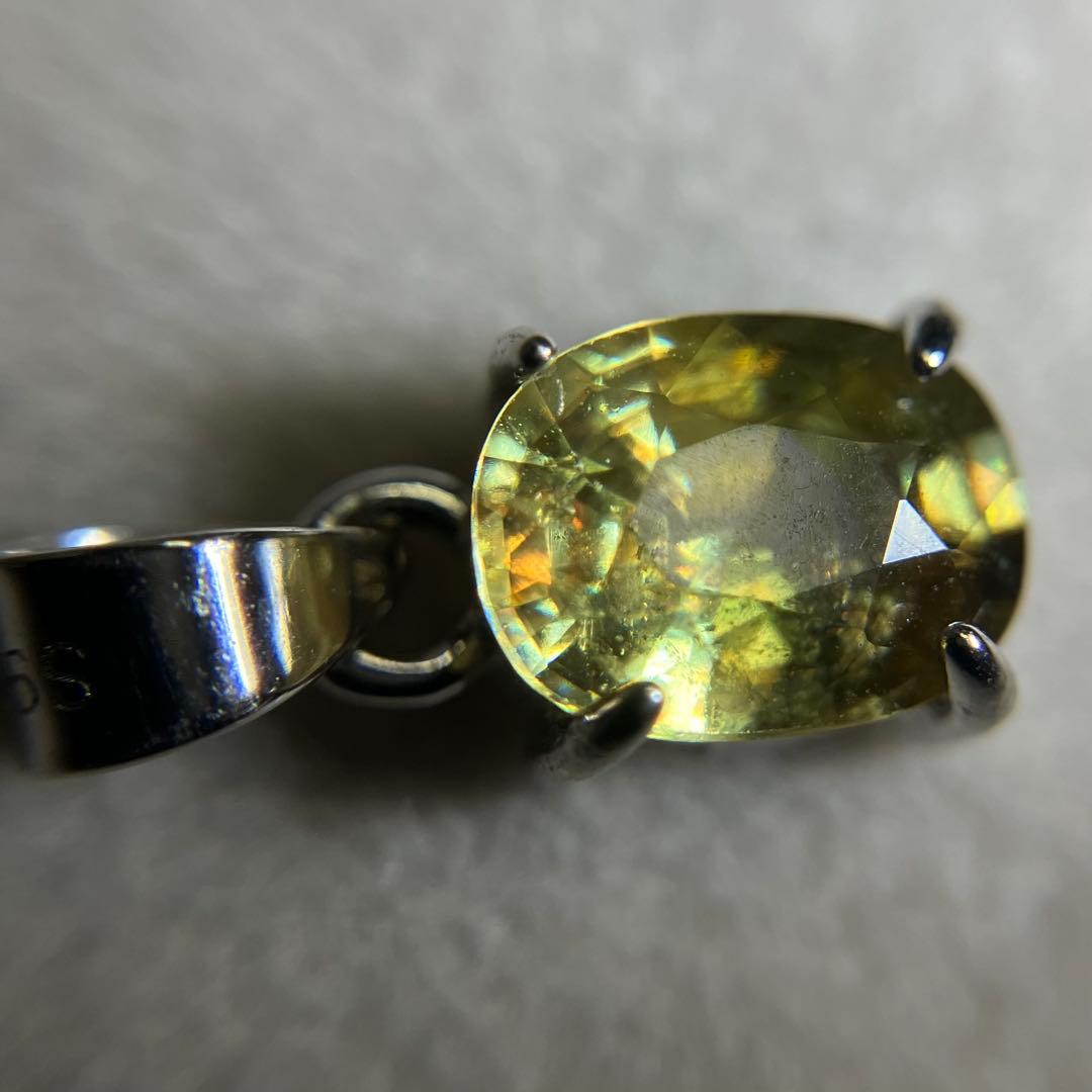 天然石　スフェーン使用ペンダントトップ　②