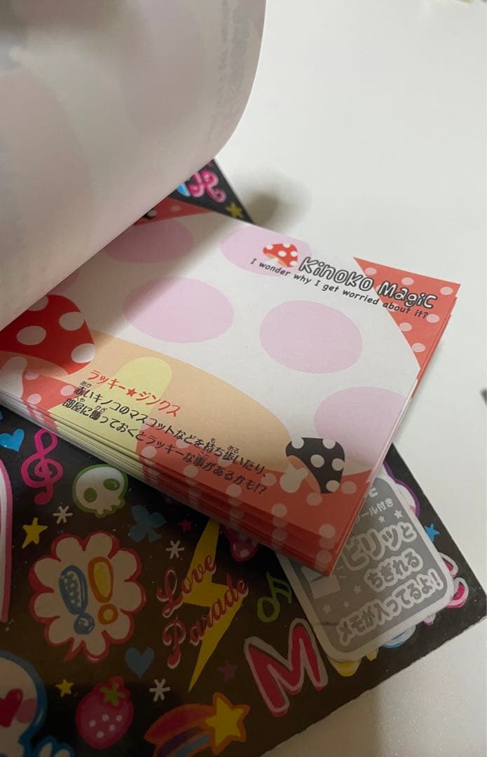 平成レトロ　メモ帳セット　ロックドクロ　うさぎ　くま　きのこ　赤ずきん