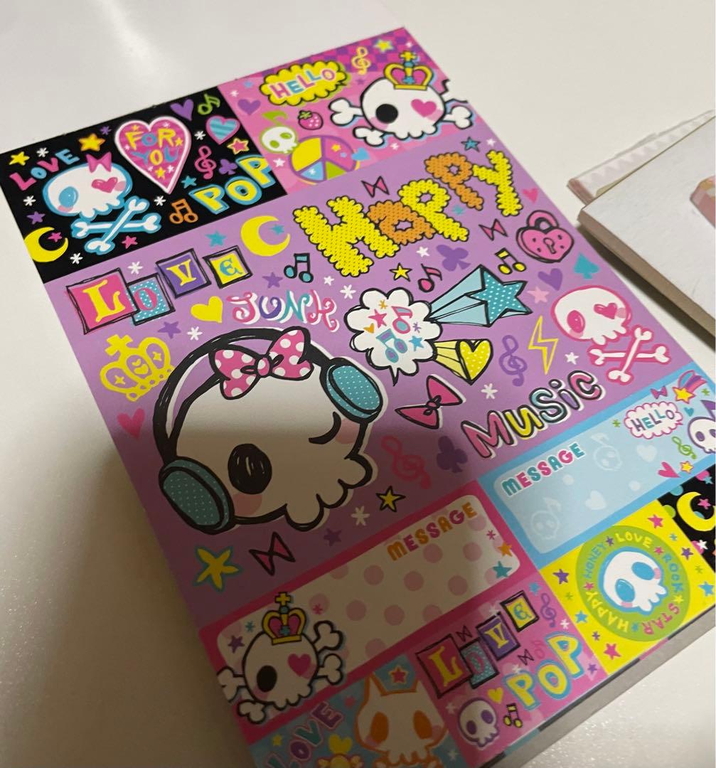 平成レトロ　メモ帳セット　ロックドクロ　うさぎ　くま　きのこ　赤ずきん