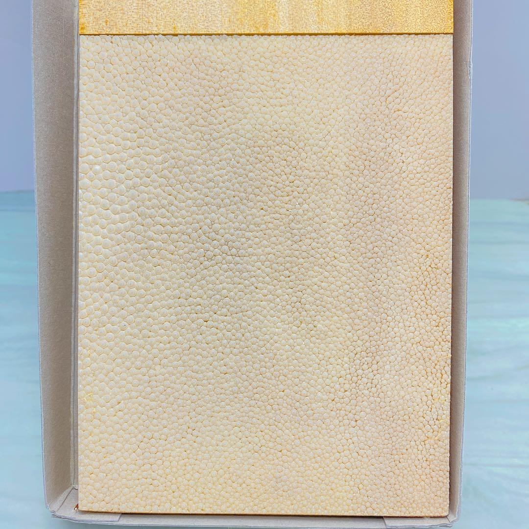 未使用　神田作　サメ皮おろし　超特大　わさびおろし器　 サメ肌