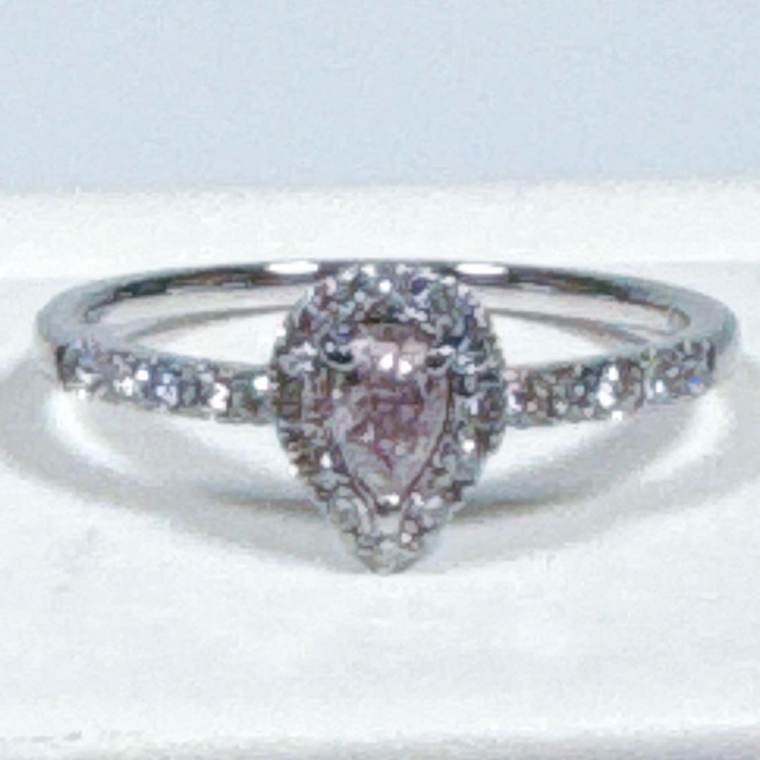 プラチナピンクダイヤモンドリング ＦＬＰ NO24-975