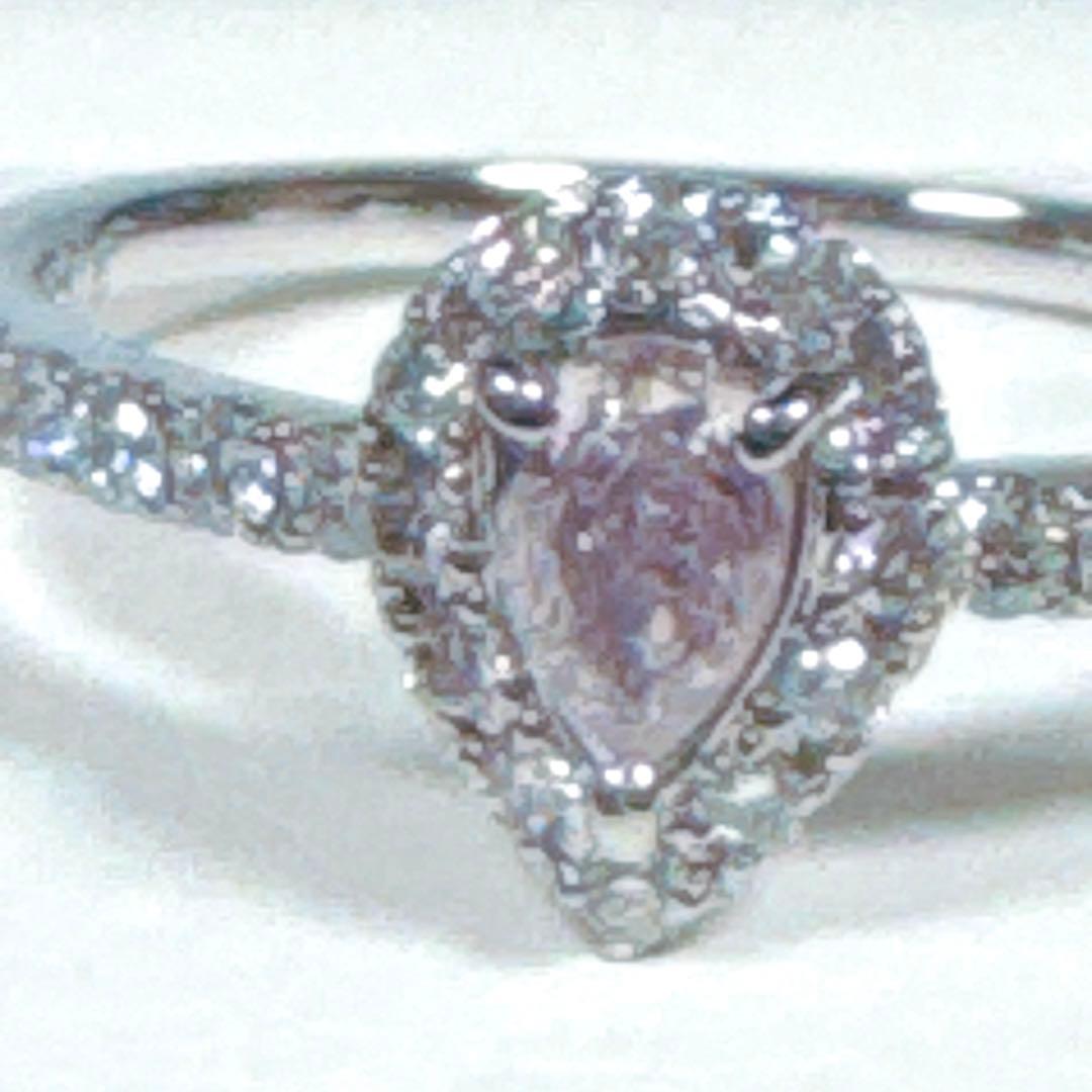 プラチナピンクダイヤモンドリング ＦＬＰ NO24-975