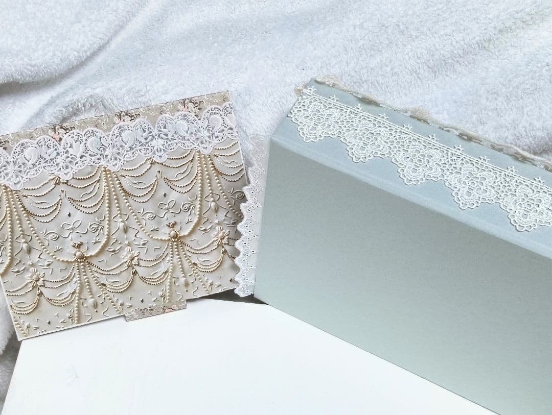 おすそ分けファイル　ボックス　ジュエリー　デコボールペン　デコピンセット　シール