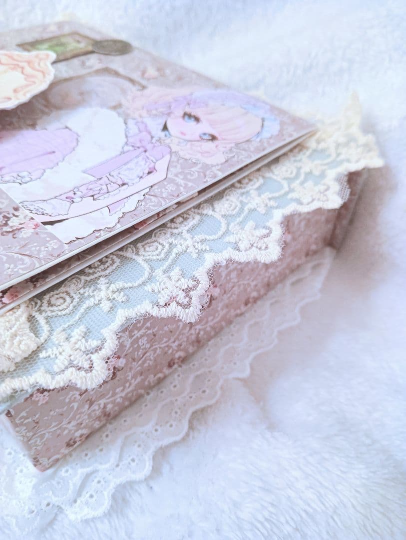 おすそ分けファイル　ボックス　ジュエリー　デコボールペン　デコピンセット　シール