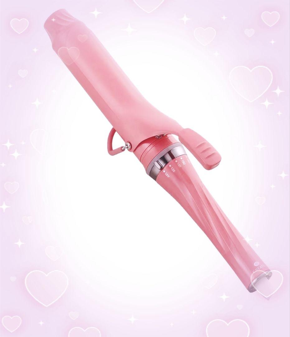 新品☆クレイツ MACARON CURL フランボワーズ カールヘアアイロン