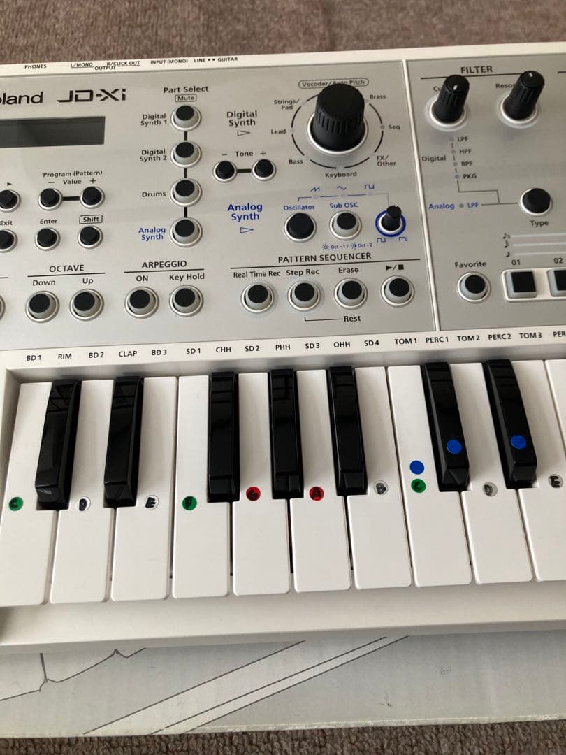 限定版 ホワイト Roland JD-Xi シンセサイザー