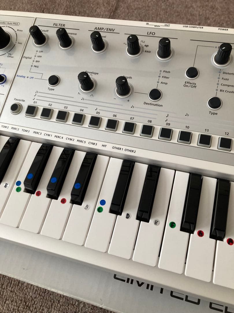 限定版 ホワイト Roland JD-Xi シンセサイザー