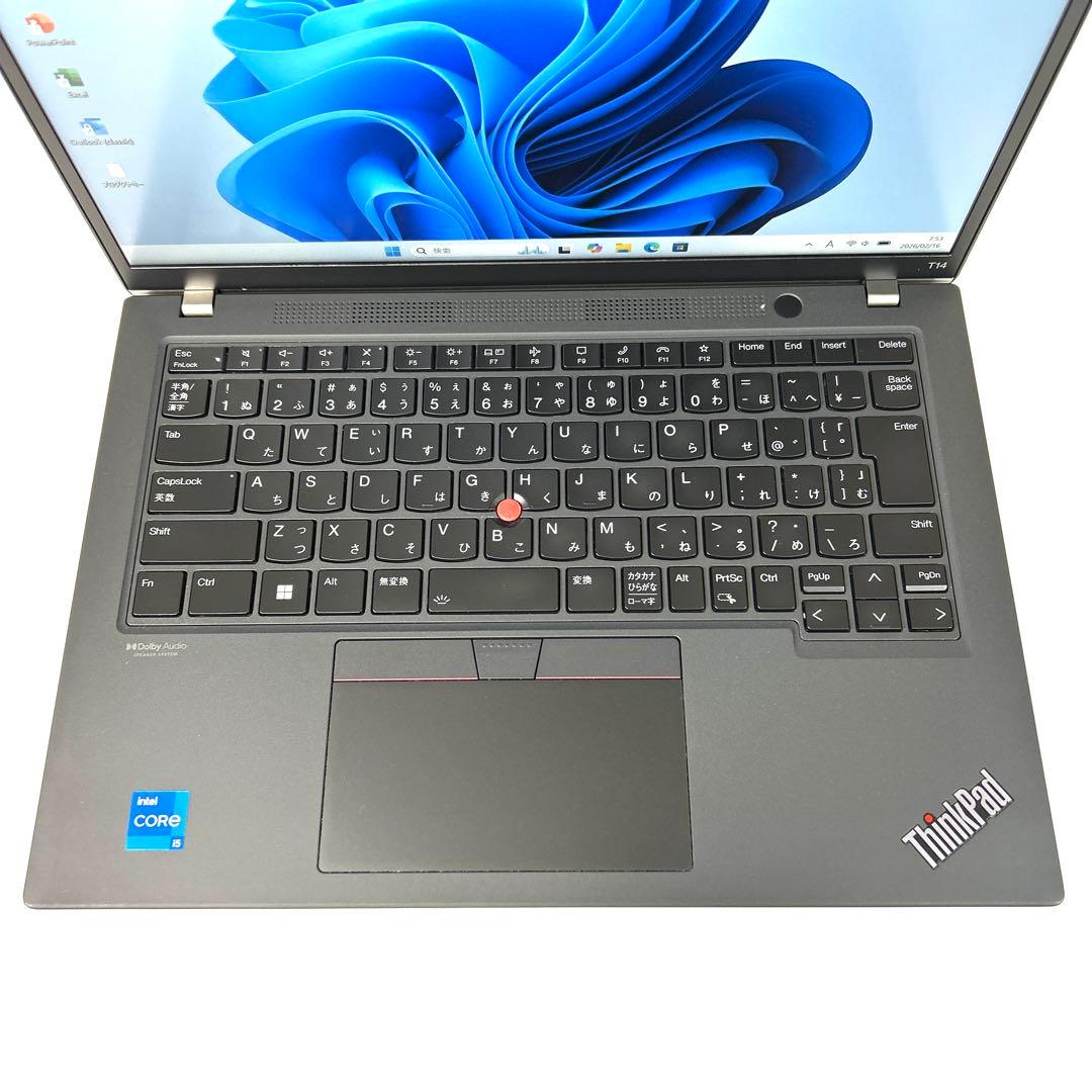 超美品 Lenovo ThinkPad T14 Gen3 バッテリー超良好 i5