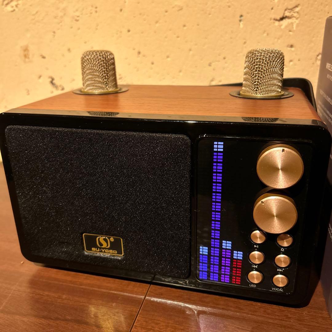 ワイヤレススピーカー　カラオケ　大音量　アウトドア　司会　Bluetooth