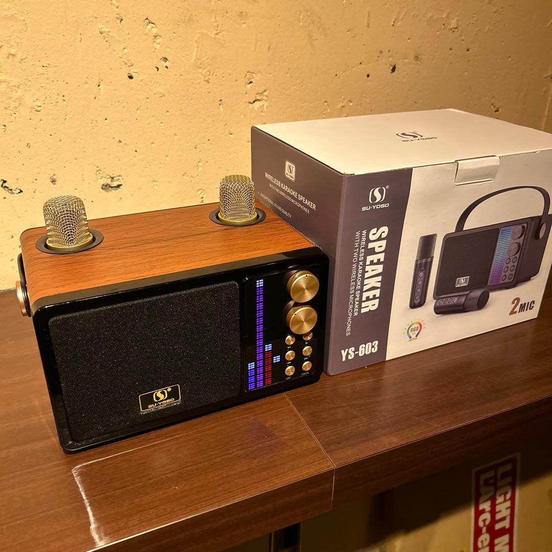 ワイヤレススピーカー　カラオケ　大音量　アウトドア　司会　Bluetooth