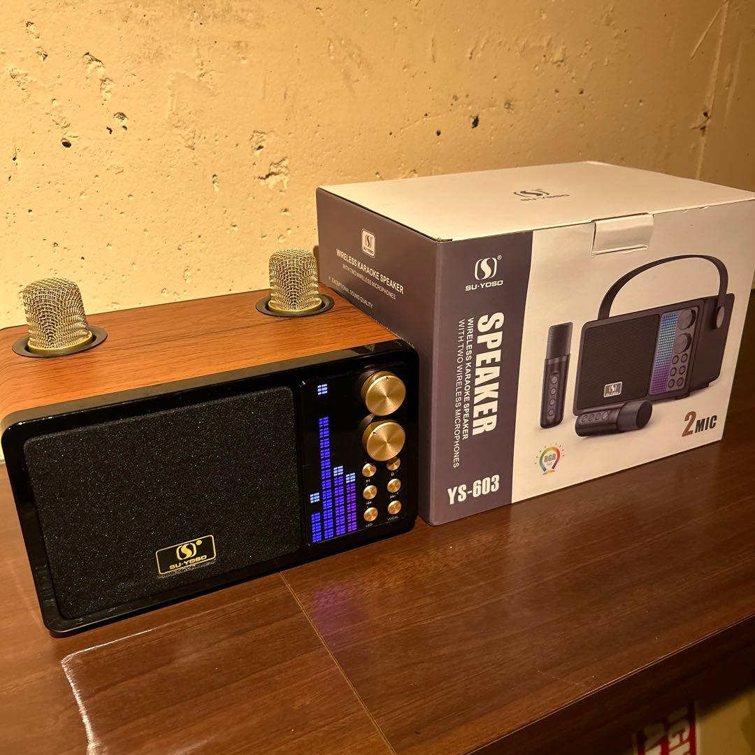 ワイヤレススピーカー　カラオケ　大音量　アウトドア　司会　Bluetooth