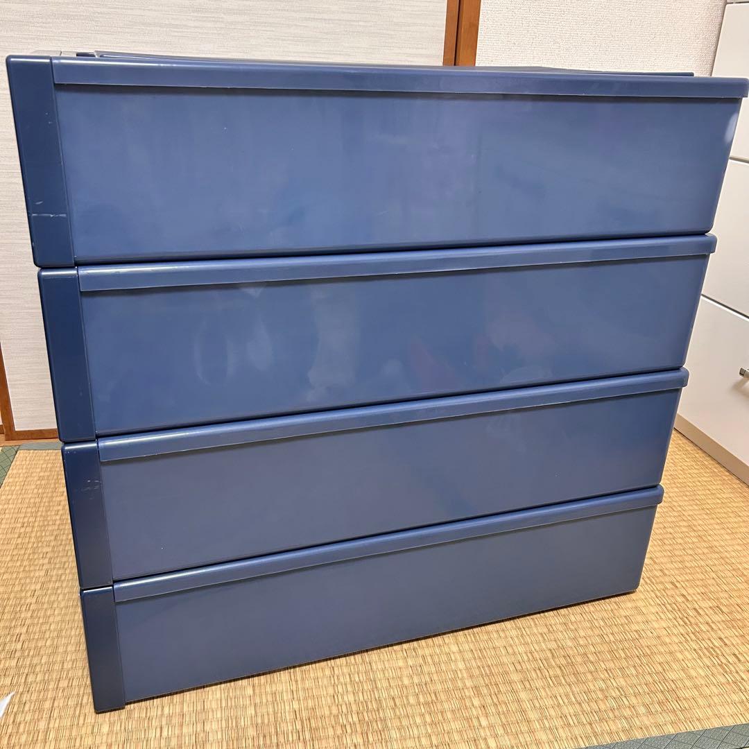 Fitsケース　74フィッツケース　押入サイズ　ロング　スリム　天馬　4つセット