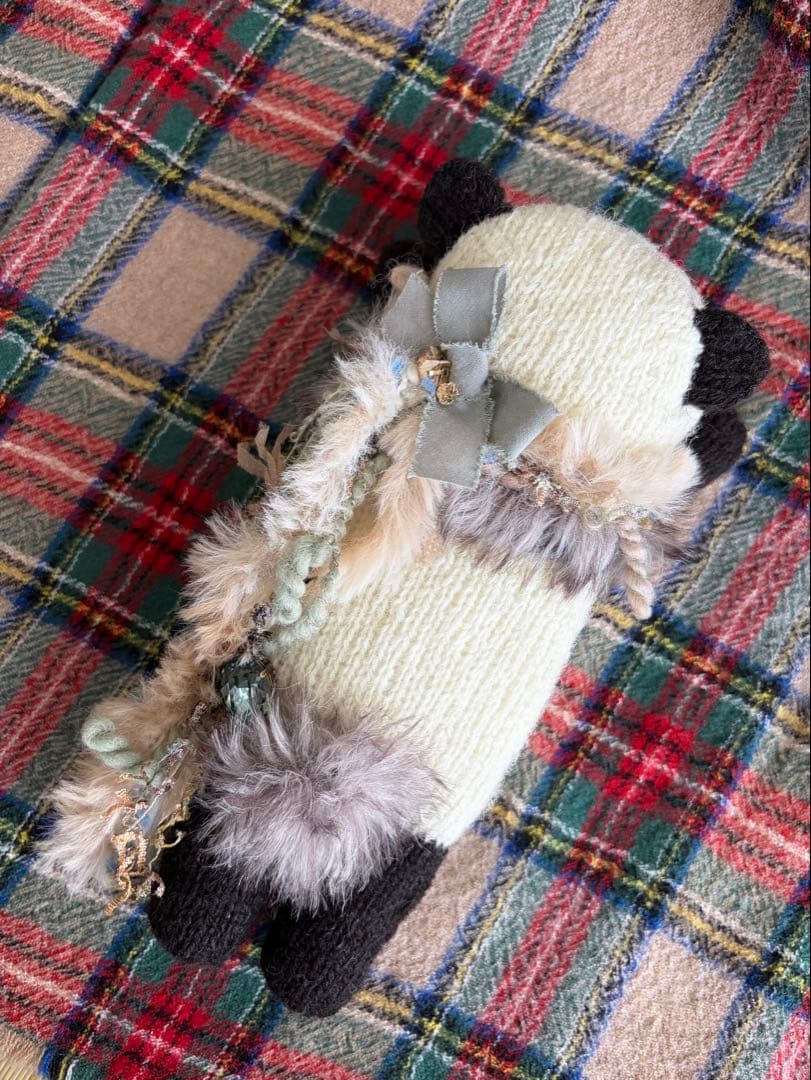 ぱんだのストールピン☆あみぐるみ