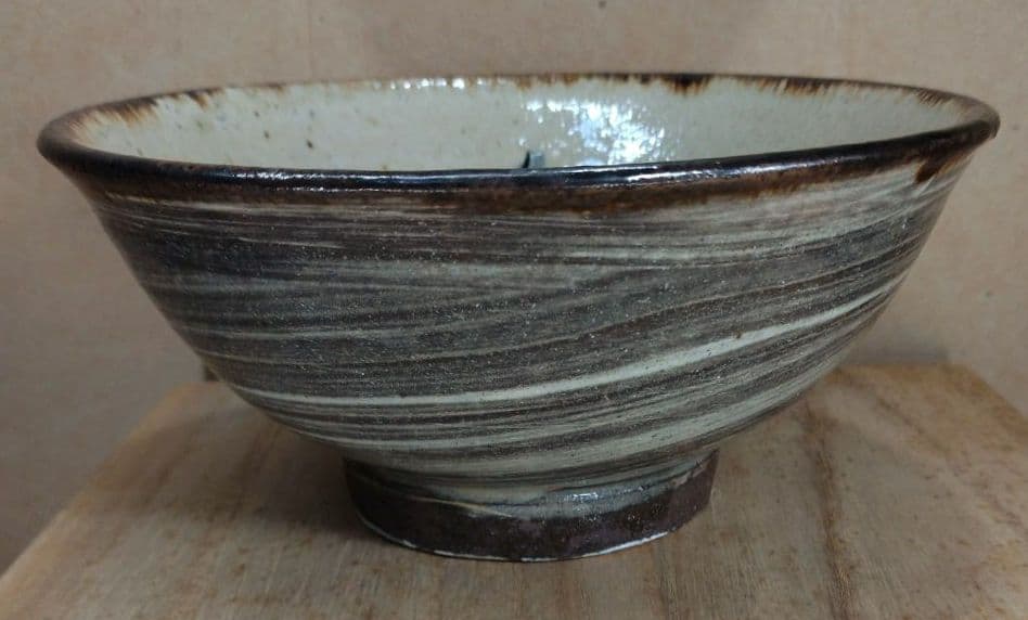 浮舟！他の方は買わないで。最高傑作【本物保証】金城次郎 壷屋焼 魚文茶碗