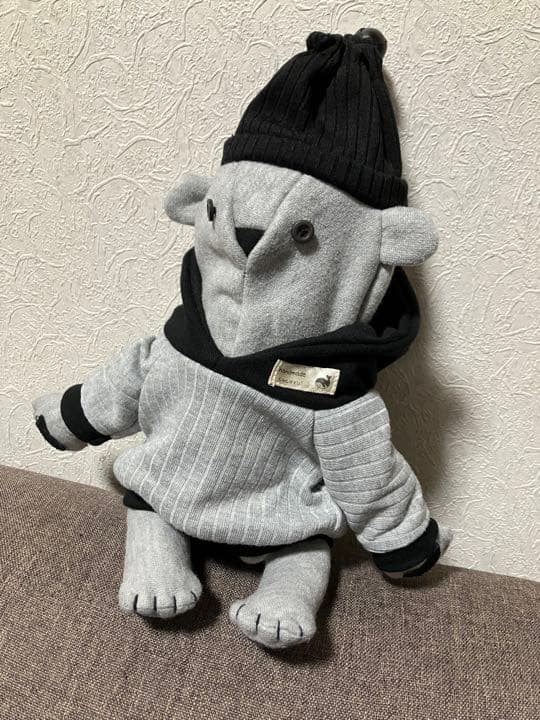 《あけおめセール9日まで》シロクマ巾着着せ替え用パーカー