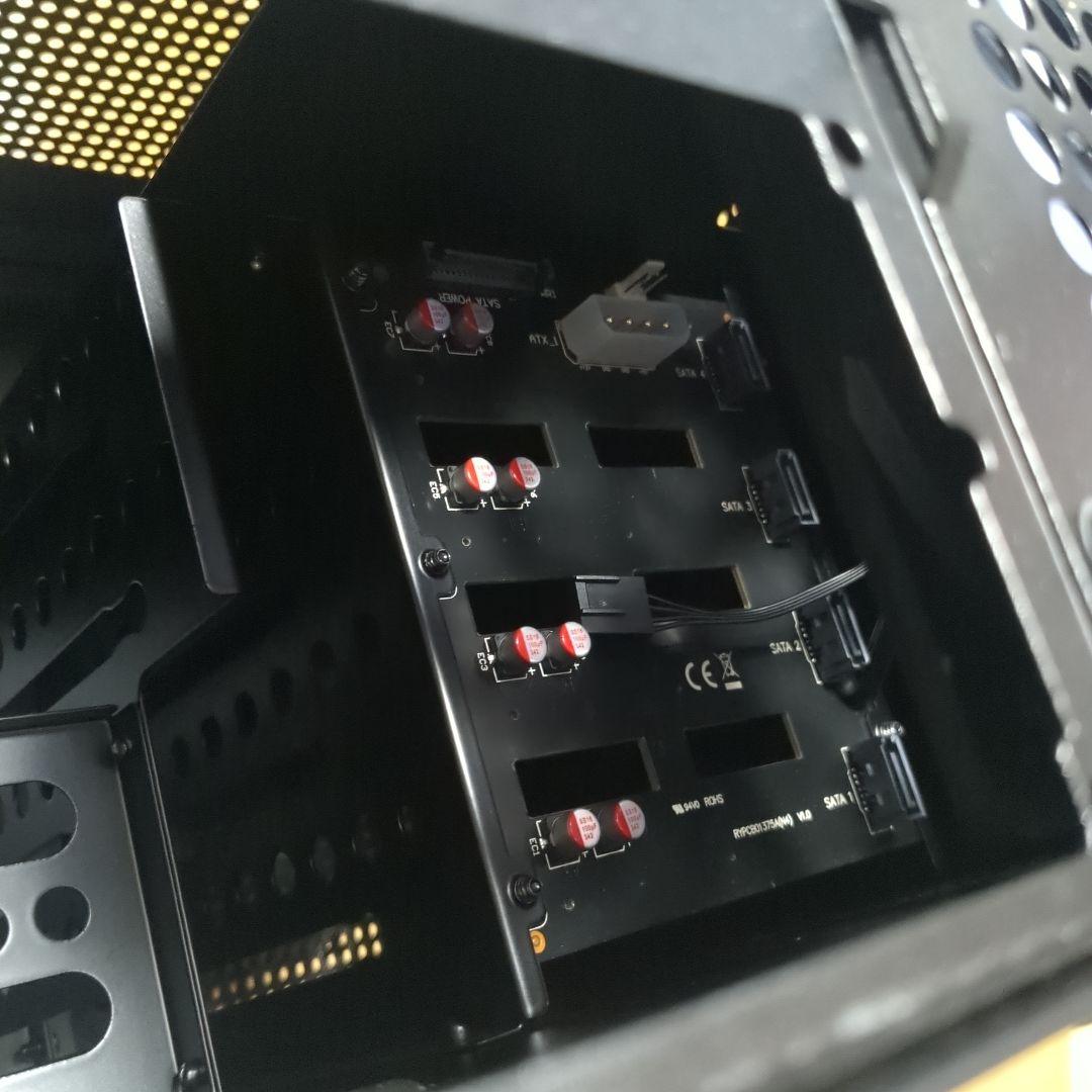 Jonsbo N4 (Black) MicroATX NAS PCケース