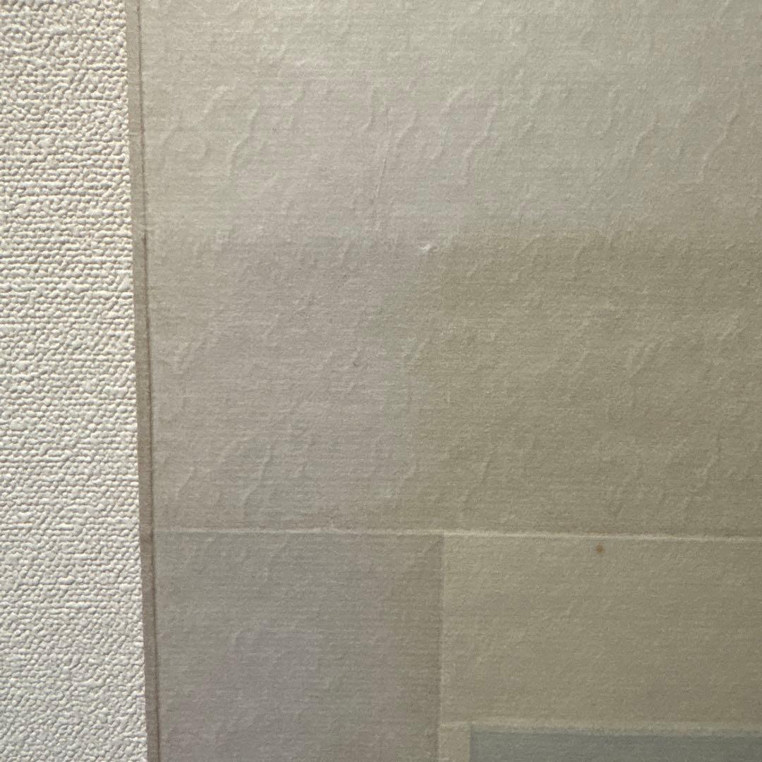 掛軸 田中芳夫 京の朝 渡月橋 新緑 共箱 太巻仕立て