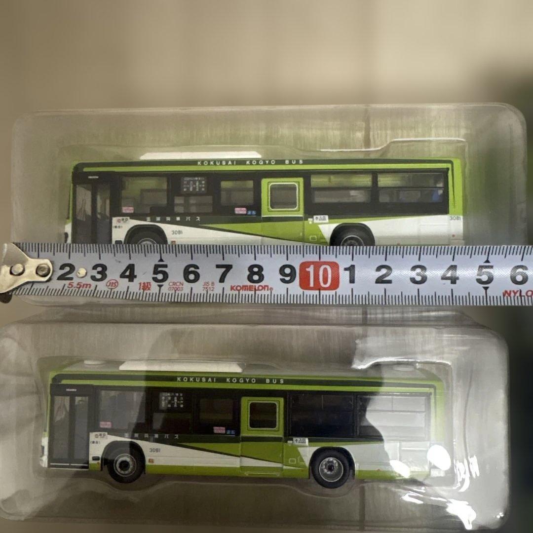 全国バスコレ1/80 JH002-2 国際興業　いすゞエルガ　2台セット