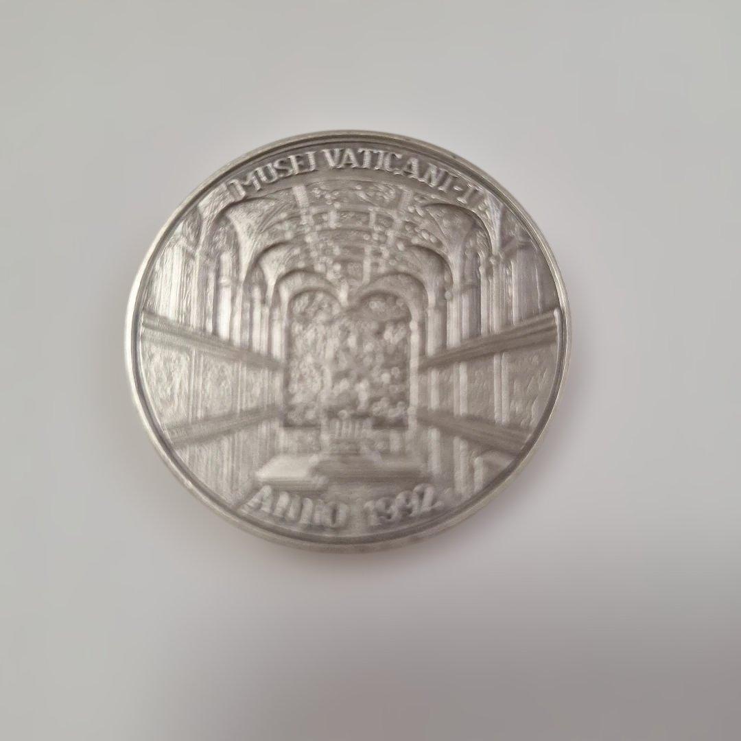 バチカン美術館 1992年　記念メダル　希少 銀メダル シルバー