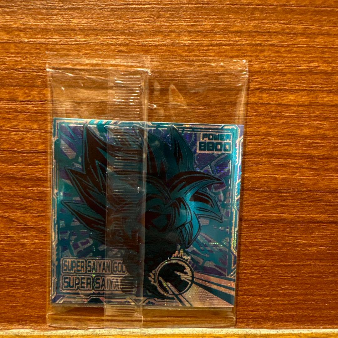 ドラゴンボール　ウェハースシール　WGS 裏悟空S 青 値下げ交渉可能です。