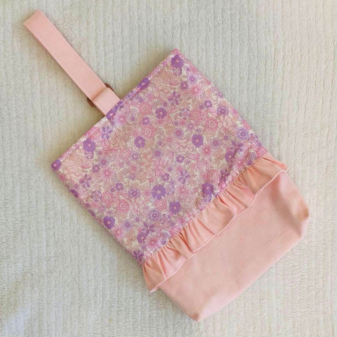 【Miyuuuページ】入園入学グッズ(小花&リボン×フリル×シェルピンク)