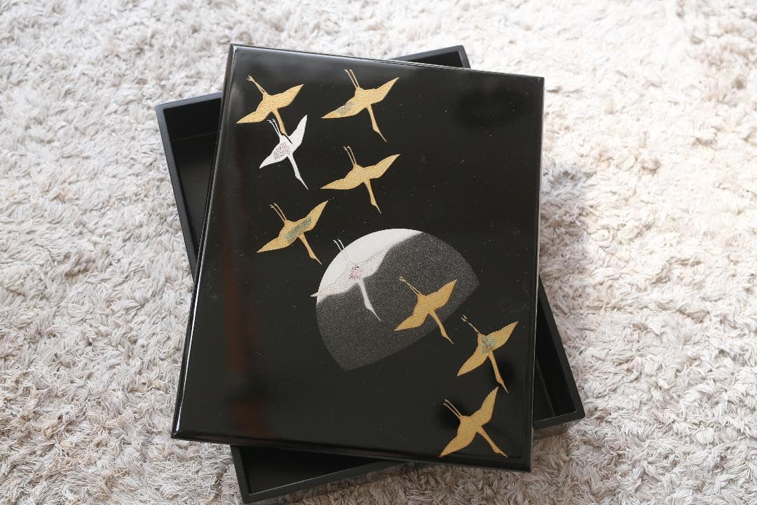 【未使用】【国産】木製漆器　木箱