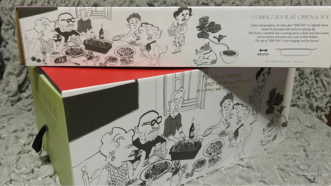 【美品】 BRUNO コンパクトホットプレート セラミックコート鍋 BOE021