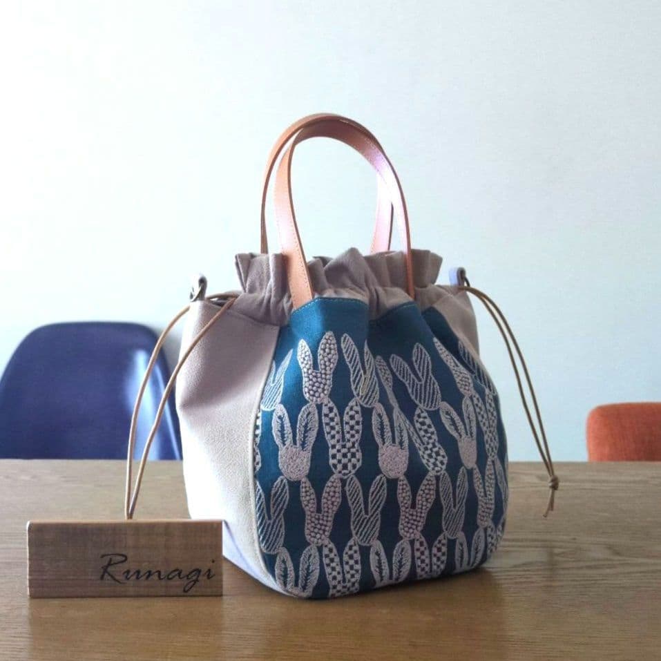 【1528】小さなまる巾着バッグ＊ミナペルホネン