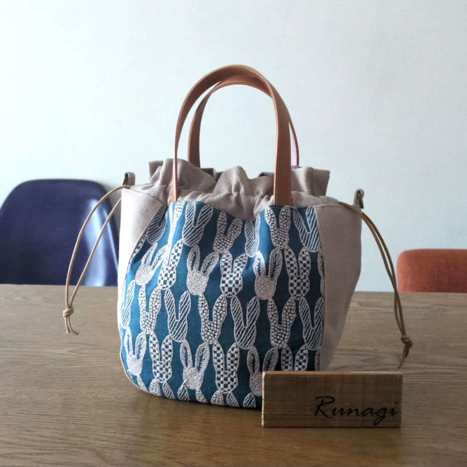 【1528】小さなまる巾着バッグ＊ミナペルホネン