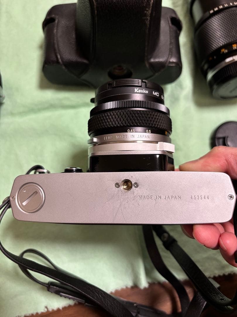 オリンパス　OM-1 ケース付き　オプションレンズ　付き　OLYMPUS 美品