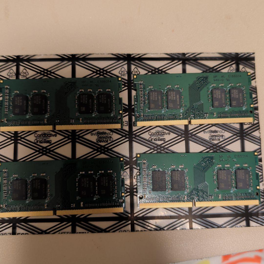 innodisk 8GB DDR4 2400 SODIMM メモリー4枚セット