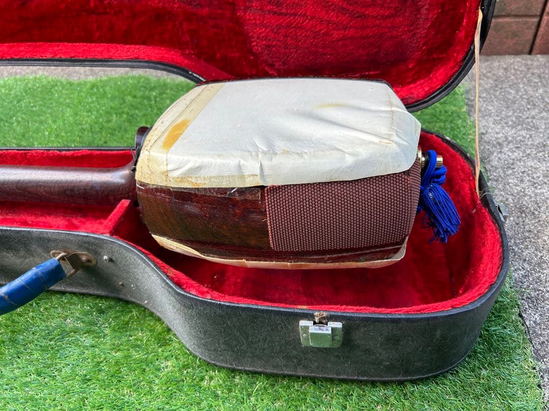 津軽三味線　ジャンク　ケース付き