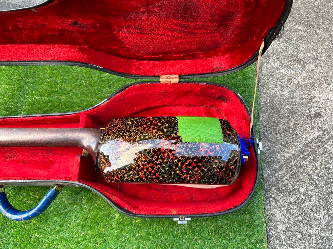 津軽三味線　ジャンク　ケース付き