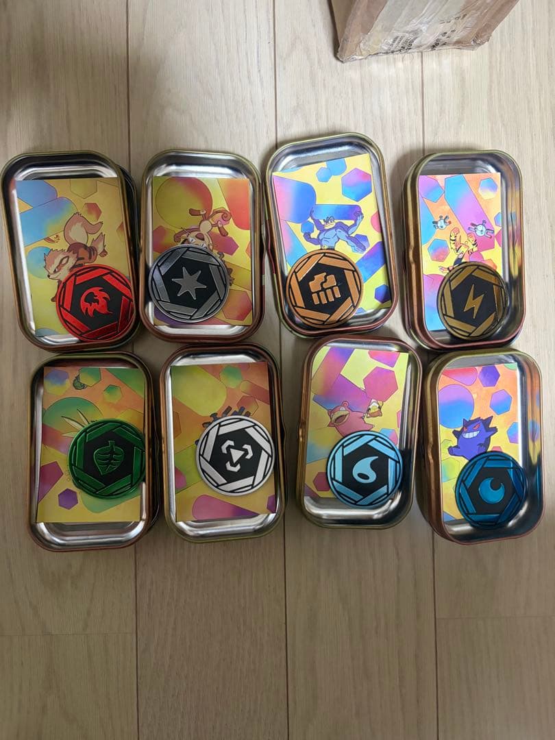 【海外限定】ポケモン151 Mini Tin 缶 ダメカンケース 8種類セット