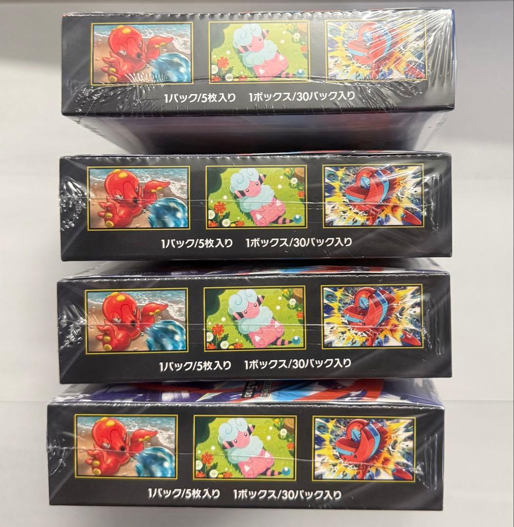 ポケモンカードゲーム ニンジャスピナー 4BOX シュリンク付き　新品未開封