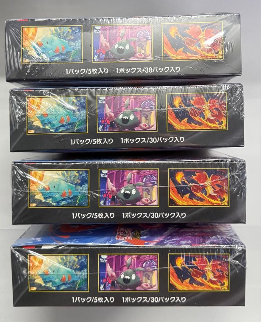 ポケモンカードゲーム ニンジャスピナー 4BOX シュリンク付き　新品未開封