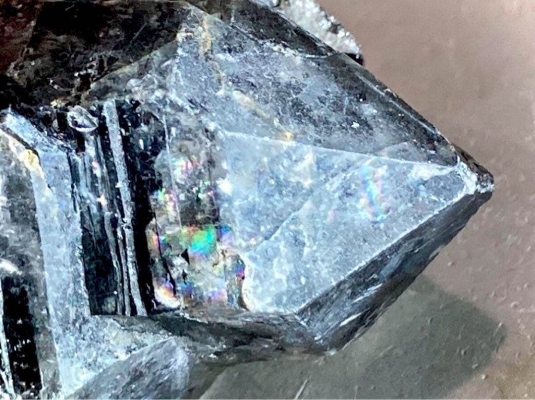 パッキマーダイヤモンド✨　レインボー　カテドラル　水晶　原石　パーキマー